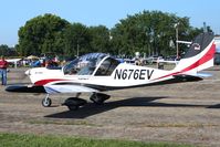 N676EV @ KVTA - Arriving at the EAA fly-in - Newark, Ohio