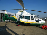 G-NHAC @ EGSU - Air Ambulance at Helitech