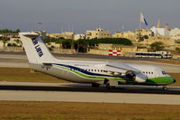 5A-DKQ @ LMML - Bae146 5A-DKQ Air Libya 24-9-11 - by raymond