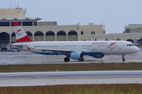 OE-LBC @ LMML - A321 OE-LBC Austrian Airlines - by raymond
