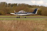 G-BGKY @ EGFH - One of Cambrian Flying Club's Tomahawks landing on Runway 22. - by Roger Winser