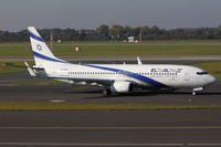 4X-EKH @ EDDL - EL AL Israel Airlines, Boeing 737-85P (WL), CN: 35485/2871, Name: Yarden - by Air-Micha