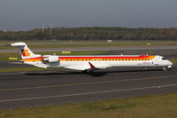 EC-LJR @ EDDL - Air Nostrum, Bombardier CRJ-1000ER, CN: 19002 - by Air-Micha