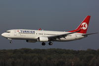 TC-JGF @ EDDL - Turkish Airlines, Boeing 737-8F2 (WL), CN: 29790/1088, Name: Ardahan - by Air-Micha