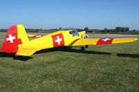 N94245 @ KVTA - At the EAA fly-in - Newark, Ohio - by Bob Simmermon
