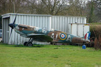 N3310 @ EGBW - A replica Spitfire with Serial N3310 at Wellesbourne - made for the film ' Battle of Britain ' - by Terry Fletcher