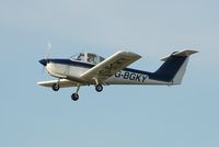 G-BGKY @ EGFH - Departing Runway 22. Operated by Cambrian Flying Club. - by Roger Winser