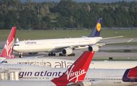 D-AIHH @ MCO - Lufthansa A340-600 - by Florida Metal