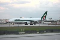 EI-EJJ @ MIA - Alitalia A330 - by Florida Metal