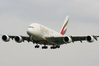 A6-EDP @ EGCC - Emirates newest A380 - by Chris Hall