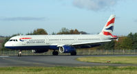 G-EUXF @ EGPH - Shuttle 8R Turns on to taxiway Bravo 1 - by Mike stanners