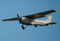 N5327V @ KMDH - Southern Illinois University Cessna practicing landings at Southern Illinois Airport. - by Doug Wolfe