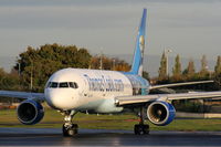 G-TCBB @ EGCC - Thomas Cook B757 with Egypt, where it all begins colour scheme - by Chris Hall