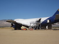 N540MC @ KMHV - Nov. 2, 2011, Being disassembled at Mojave, CA - by Gary Possert