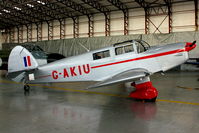 G-AKIU @ EGBE - At Airbase Museum at Coventry Airport - by Terry Fletcher