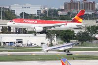 N451AV @ FLL - New meets old - Avianca A320 with DC-3 waiting to take off - by Florida Metal