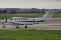 7T-WRM @ LMML - Beechcraft 7T-WRM/712 Algerian Air Force. - by raymond