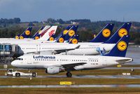 D-AILY @ EDDM - Pretty colored bunch of Lufthansas..... - by Holger Zengler