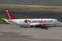 TC-TJE @ EDDL - Corendon Air, Boeing 737-4Y0, CN: 26073/2375 - by Air-Micha