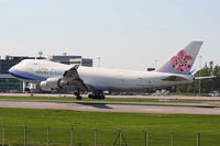 B-18719 @ EGCC - China Airlines - by Chris Hall