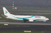 TC-TLB @ EDDL - Tailwind Airlines, Boeing 737-4Q8, CN: 25108/2551, Name: M.Safi Ergin - by Air-Micha