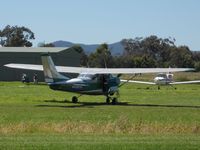 VH-DIJ @ YLIL - Melbourne Skydive Centre's Cessna 182F VH-DIJ at Lilydale - by red750