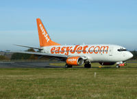 G-EZKB @ EGPH - Easyjet B737-700 on taxiway Bravo 1 - by Mike stanners