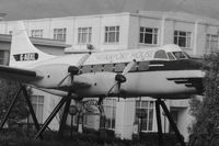 G-ANUO - This airframe sits at the front of the  Terminal building at the old Croydon Airport that closed in 1959 - the airframe was recovered from Biggin Hill and restored in the colours and marks G-AOXL of Morton Air Services to represent the last scheduled flig - by Terry Fletcher