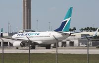 C-GTWS @ MIA - West Jet 737 - by Florida Metal