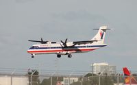 N414WF @ MIA - Eagle ATR 72 - by Florida Metal