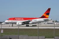 N591EL @ MIA - Avianca A318 - by Florida Metal