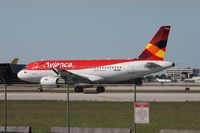 N618MX @ MIA - Avianca A319