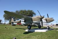 42-03993 @ MIA - P-38 in front of 94th Aerosquadron - by Florida Metal