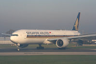 9V-SWT @ EGCC - Singapore Airlines - by Chris Hall