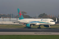 G-OOBB @ EGCC - Last chance to get a picture of this B757 in First Choice colours, a few days later it flew into Norwich Airport to be repainted into Thomson colours - by Chris Hall