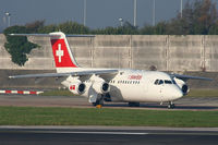 HB-IXV @ EGCC - Swiss European Airlines - by Chris Hall