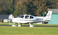 N982CD @ EGLD - Just landed in November sunshine. - by Clive Glaister