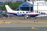 N62LT @ KCCR - Open Sky Flight LLC 2001 Piper PA46-500TP taxying in to PSA ramp at Buchanan Field (Concord, CA) after flight from KVNY (Van Nuys, CA) - by Steve Nation