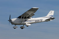 N191TG @ KPAO - Tango Golf Aerospace LLC (San Ramon, CA) 2011 Cessna 172S on approach to Palo Alto, CA - by Steve Nation