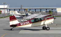 N131SE @ KSQL - Locally-based 2006 American Champion Aircraft 8GCBC ready for take-off @ San Carlos, CA - by Steve Nation