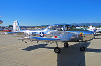 N7733C @ KWVI - 1948 Navion L-17B-RY painted as CAL-NG 48-0974 (8974) polished aluminum @ Watsonville, CA Fly-In - by Steve Nation