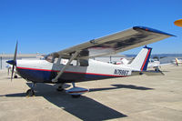 N7986T @ KWVI - Locally-based straight tail 1960 Cessna 175A @ Watsonville, CA Fly-In - by Steve Nation