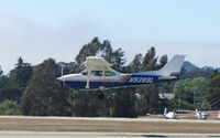 N9389L @ KWVI - 1986 Cessna 172P landing @ Watsonville Fly-In - by Steve Nation