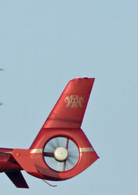G-WJCJ @ EGLK - Tail rotor in flight - by OldOlympic