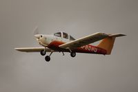 G-BOHU @ EGFH - Cambrian Flying Club Tomahawk departing Runway 22. - by Roger Winser