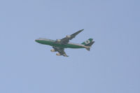 UNKNOWN @ DFW - EVA Air Cargo on downwind for landing at DFW - by Zane Adams