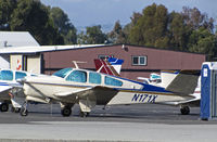 N171X @ KPAO - Looking good for almost 50! Beautiful 1962 Beech K35 Bonanza of Teknet Inc (Rigby, ID) on the visitor's ramp at Palo Alto, CA - by Steve Nation