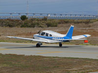N8074T @ KPAO - Locally-based 1979 Piper PA-28-181 Cherokee ready for take-off (Dumbarton Bridge in background) at Palo Alto, CA - by Steve Nation
