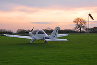 G-CESM @ X5FB - As sunset draws near! TL Ultralight TL-2000 Sting Sport at Fishburn Airfield, November 2011. - by Malcolm Clarke