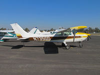 N735GD @ KTLR - Locally-based 1977 Cessna 182Q Skylane @ Tulare, CA - by Steve Nation